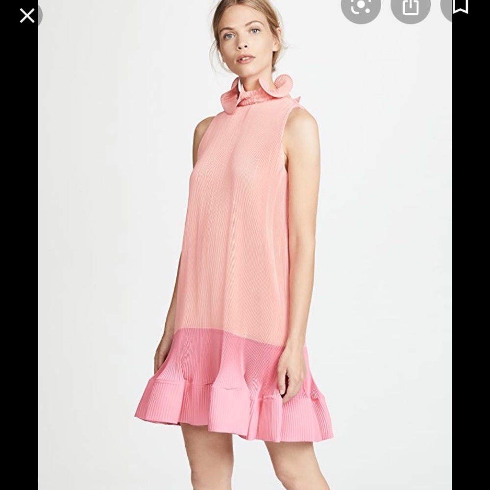 Tibi pleated mini dress! No belt!